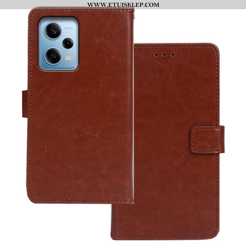 Etui Folio do Poco X5 Pro 5G Skórzany Styl Idewei